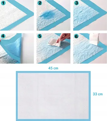 Produktbild von Saugeinlagen Hygienematten Für Hunde, Die Pinkeln Lernen 33X45Cm 100 Stück