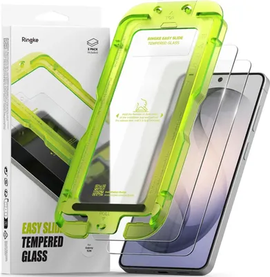 Zdjęcie produktu dla Szkło Hartowane Ringke Easy Slide 2-Pack Galaxy S26 Clear