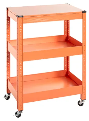 Produktbild von HAKU Servierwagen orange - Metall, B/H/T: 50x75x32 cm