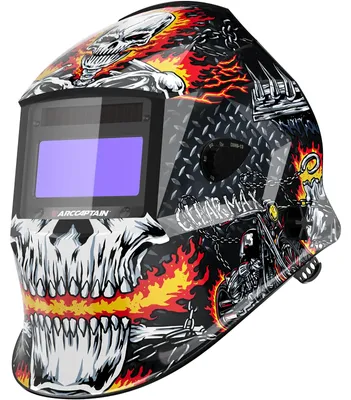 Immagine prodotto di Casco da saldatura, lente con visione a colori reali, oscuramento automatico, modello AR-WC007