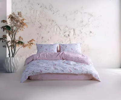 Immagine prodotto di Set di lenzuola Essentiel Maison, in cotone Ranforce (135x200 cm) - 100% cotone, rosa, 1 federa