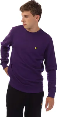 Produktbild von Lyle & Scott - Sweatshirt Rundhalsausschnitt für Herren GT5382 (S) (Violett)