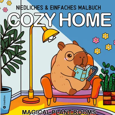 Produktbild von Cozy Malbuch: Cozy Home Einfaches Malbuch Cute & Comfy Haus und Garten