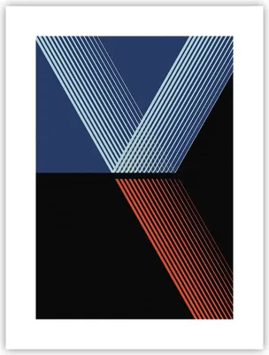 Produktbild von Poster - Poster ohne Rahmen - Abstraktion Schwarz Blau - 30x40 cm - Wand Bild - Wanddeko - Wandbilder - Kunstposter - Wandposter - Bilder - Kunstdruck - Wanddekoration - Wandbild - P2XPA30x40-4458