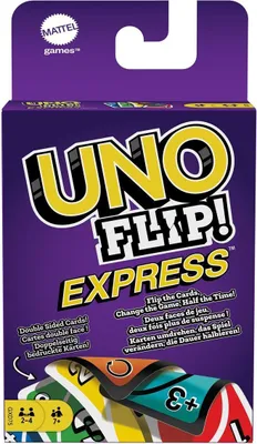 Produktbild von Mattel GXD75 - Mattel Games - UNO Flip! Express - Kartenspiel