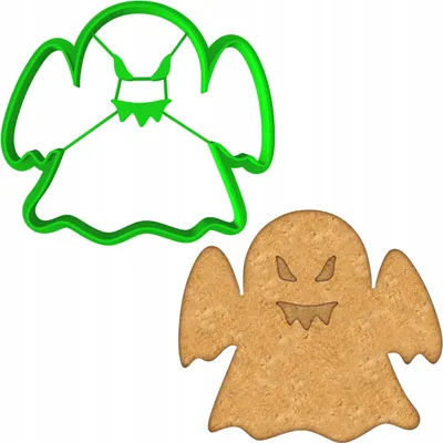 Produktbild von Cookie Monster Ausstecher Geist Halloween Plätzchenform Duszek 22