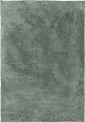 Immagine prodotto di benuta tappeto soggiorno Furry Verde 80x150 cm tappeto in pelliccia tappeto soggiorno rettangolare antiscivolo lavabile pelo lungo soffice peluche shaggy morbido
