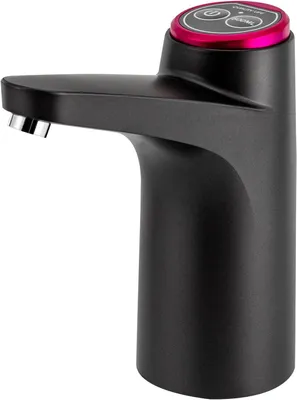Zdjęcie produktu dla Automatyczna przenośna pompa do wody pitnej ładowana przez USB Czarny dystrybutor wody dla zdrowia i higieny do domu, biura, kuchni, kempingu (5 l, 10 l, 15 l, 18,9 l) kompatybilny z