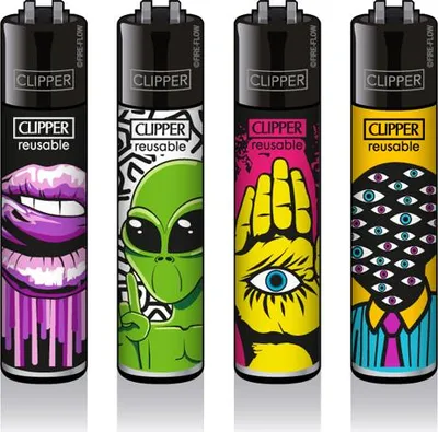 Produktbild von Clipper Reibrad Love Martians, 4 Stück
