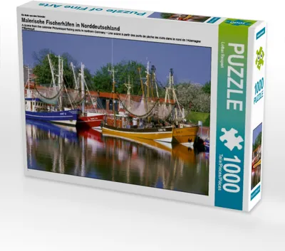Produktbild von Calvendo Ein Motiv aus dem Kalender Malerische Fischerhäfen in Norddeutschland 1000 Teile Puzzle quer 640x480mm, Reupert Lothar; 7337626