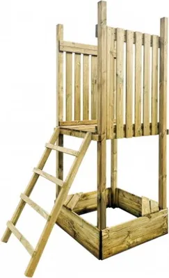 Produktbild von Spielturm Kinder mit Sandkasten - (4003)