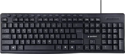 Obrázek produktu pro gembird Multimedia-Tastatur US-Layout schwarz