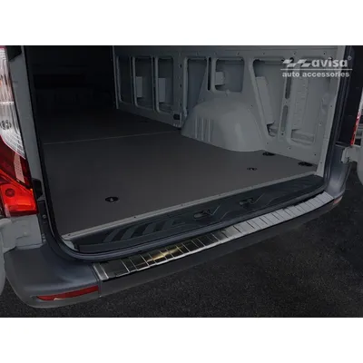 Image de Pare-chocs arrière pour Mercedes Sprinter 3 (Noir)