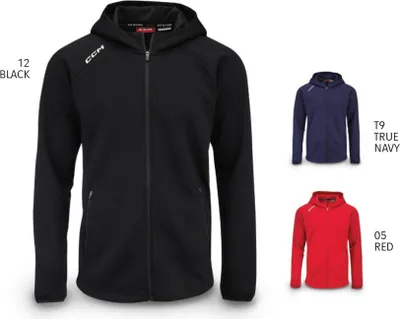 Produktbild von Hoodie CCM Locker Room Full Zip Senior navy XS