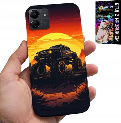 Zdjęcie produktu dla Etui Do Xiaomi Poco C65 - Monstertruck, Ciężarówka, Wzory + Folia