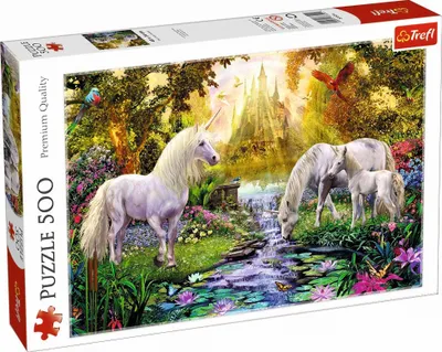 Produktbild von TREFL Puzzle Jednorožci 500 dílků
