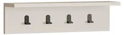 Image de Étagère murale en bois « Ayla » - 60 x 16 x 14 cm - Blanc