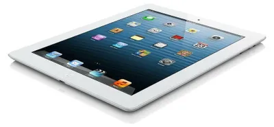 Produktbild von Apple iPadMD514FD/A 24,6 cm (9,7 Zoll) (IPS-Technologie (In-Plane-Switching), Retina-Display) 32 GB Tablet-PC - Apple A6X Prozessor - Weiß - iOS 6 - Multi-Touch 2048 x 1536 Display - Bluetooth - LED Hintergrundbeleuchtung - Slate