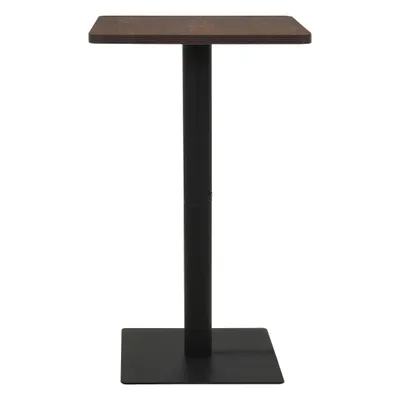 Image de vidaXL Table de bistrot Frêne foncé 70x70x107 cm