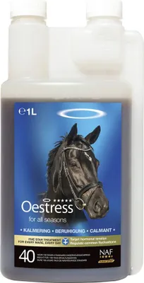 Immagine prodotto di NAF Oestress Liquid 1 litro Mangime complementare per cavalle Mangime complementare