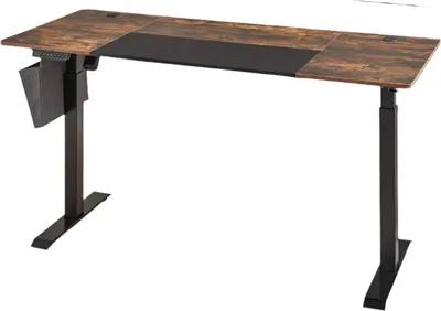 Image de Bureau réglable en hauteur - bureau assis-debout - électrique - ergonomique - 70x160x72-120 cm