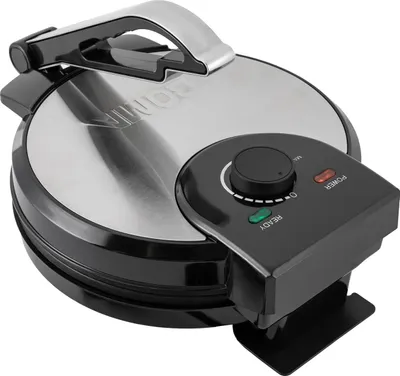 Zdjęcie produktu dla Elektryczny wypiekacz do roti, nieprzywierająca powłoka, regulowana temperatura, czarny