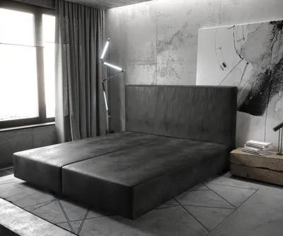 Produktbild von DELIFE Boxspringgestell Dream-Well 180x200 cm Mikrofaser Anthrazit Vintage