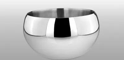 Produktbild von Flaschenkühler, Umtopf rund, glatt poliert Edelstahl D: 34,0cm, H: 20,0cm