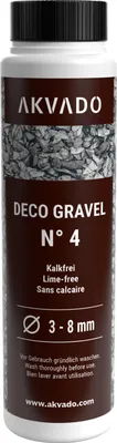 Produktbild von Akvado Naturkies Dekokies Aquarienkies Bodengrund für Aquarien Aquarium Deko Kies N°4 3-8 mm