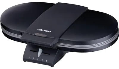 Imagen del producto de Máquina para hacer gofres doble Cloer 1320, color negro, con revestimiento antiadherente; modelo B75948