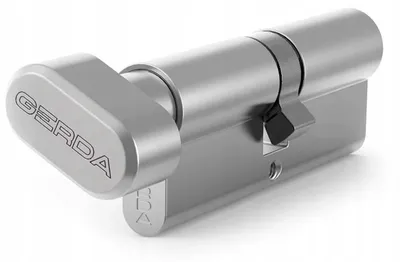 Produktbild von Gerda H+ Zylinder 30/40 mit Knauf Nickel Satiniert