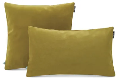 Produktbild von MUMLA Dekorative Kissenhülle Velvet Gold 45x45 cm
