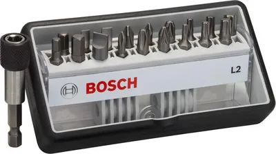 Produktbild von 18+1-tlg Schrauberbit-Set, Robust Line, L PH/PZ/T/S/HEX, Extra Hard-Ausführung