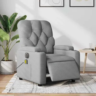 Produktbild von Elektrischer Relaxsessel – Aufstehhilfe-Sessel – Massagesessel – Liegesessel – 6 Massagepunkte – Getränkehalter
