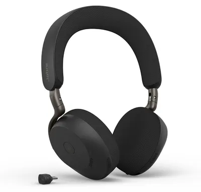 Zdjęcie produktu dla Jabra Evolve3 75, 20 - 20000 Hz, 180 g, Zestaw słuchawkowy, Czarny
