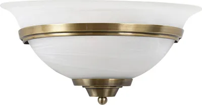 Produktbild von Lindby Wandleuchte Irimia, 31 cm, altmessing, Glas