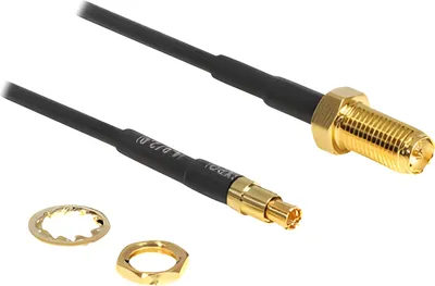Obrázek produktu pro DeLOCK 88483, 0,2 m, RG-174, RP-SMA, TS-9, Černá
