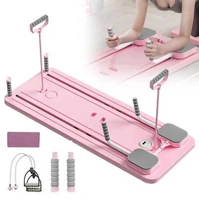 Produktbild von 7-in-1 Pilatesboard - Faltbar - Multifunktional - Bauchroller - Widerstandsband
