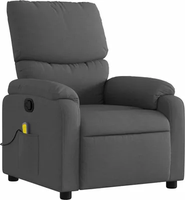 Produktbild von vidaXL Massagesessel Dunkelgrau Stoff