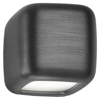 Productafbeelding van Babol A, indirecte LED-wandlamp, aluminium gietstuk, matzwarte afwerking, 2 x 8 W, 3000 K, beschermingsgraad IP20 - Gealuce