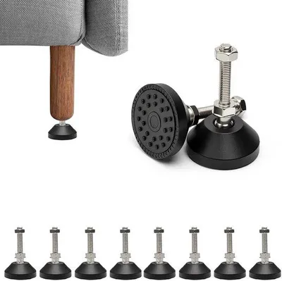 Obrázek produktu pro PARFCO, 8 kusů nastavitelné nožičky, nábytkové nožičky M10 x 50 mm