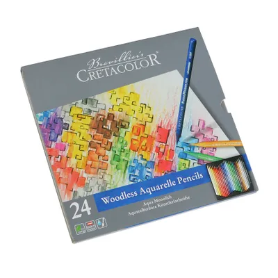 Produktbild von Cretacolor Aqua Monolith, Vollminenstift, 24 Farben