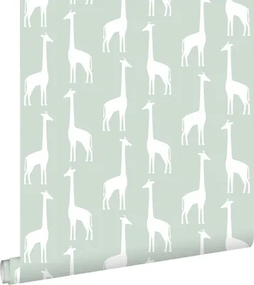Obrázek produktu pro ESTAhome tapety žirafy mátově zelené 53 cm x 10,05 m