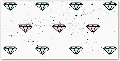 Produktbild von Tulup® Leinwandbild -100x50 cm - Wandkunst - Drucke auf Leinwand - Leinwanddruck  - Sonstige - Mehrfarbig - Diamanten