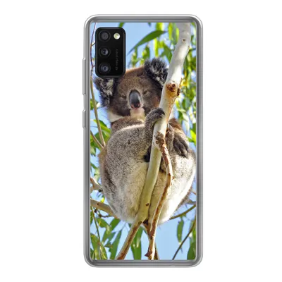 Produktbild von MuchoWow® Handyhülle Schutzhülle Hülle für Samsung Galaxy A41 Koala - Luft - Kinder - Jungen - Mädchen Silikon Softcase Handy Hülle - Mobiltelefon