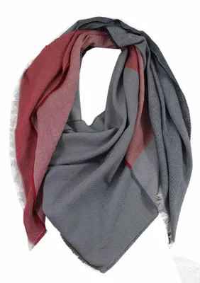 Produktbild von Rotfuchs® Schal Sommerschal Webschal Streifen & Two Tone Look 100% Baumwolle (Ro