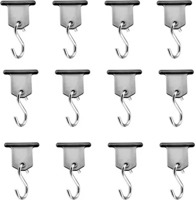 Immagine prodotto di INF Confezione da 12 ganci a S per binario tendalino su camper