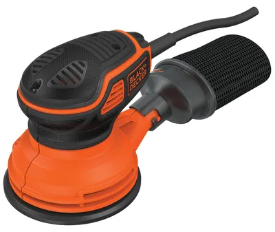 Produktbild von Black & Decker KA199-QS, Tellerschleifer, Schwarz, Orange, 14000 RPM, 91,5 dB, 80,5 dB, 4,1 m/s²