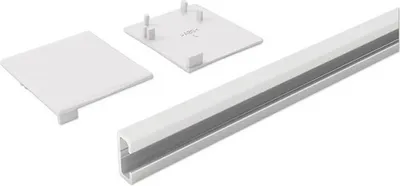 Produktbild von Pertura Distanzprofil 10 mm für Glasschiebtür-Komplettset´Set Silber (EV1) L:2 m