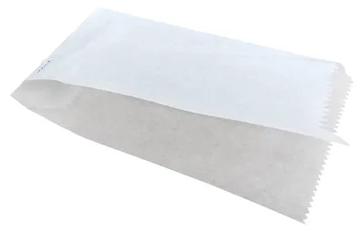 Produktbild von 500x HOT DOG Beutel weiß 9 x 19 cm oben und 1x seitlich offen